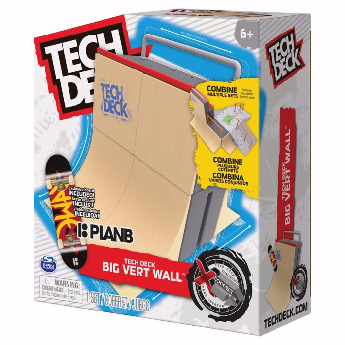 Tech Deck  X-Connect Park Creator Big Vert Wall - 1 Rampa kai 1 Sanidaki